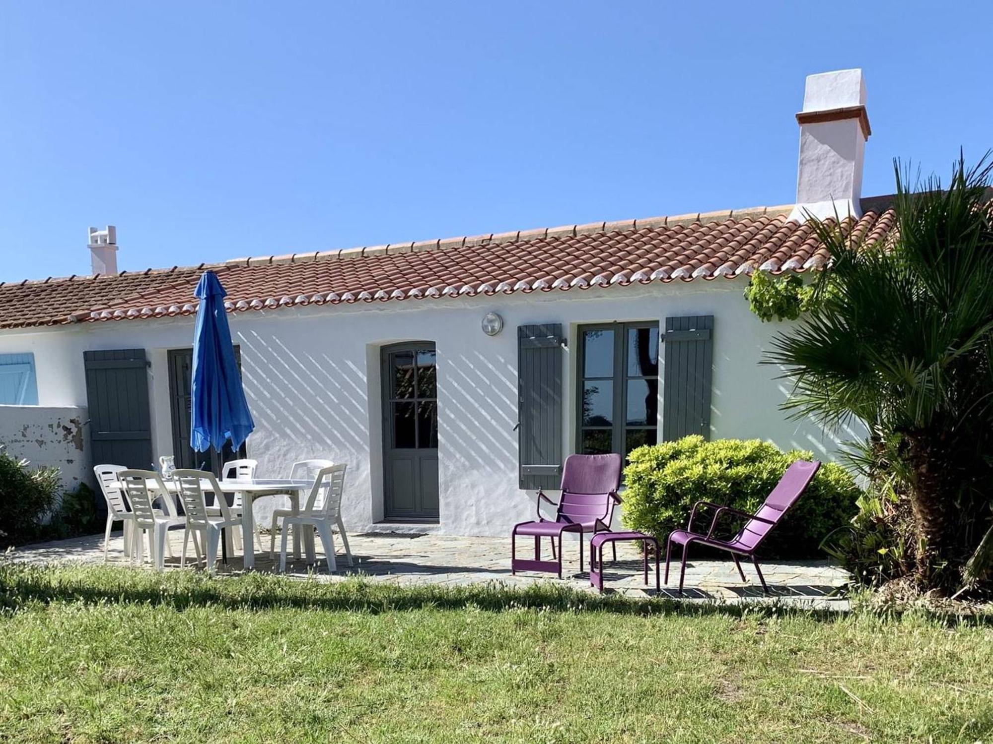 Maison Renovee Pres Plage, 6 Couchages, Terrasse, Bbq, Parking, Internet Inclus - Fr-1-224B-588 Нуармутье Экстерьер фото