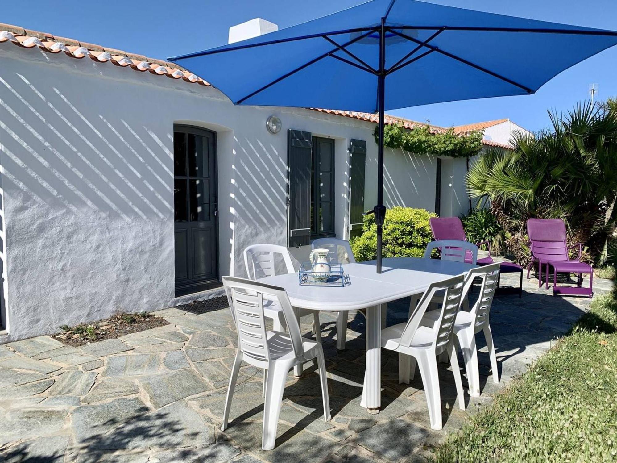 Maison Renovee Pres Plage, 6 Couchages, Terrasse, Bbq, Parking, Internet Inclus - Fr-1-224B-588 Нуармутье Экстерьер фото